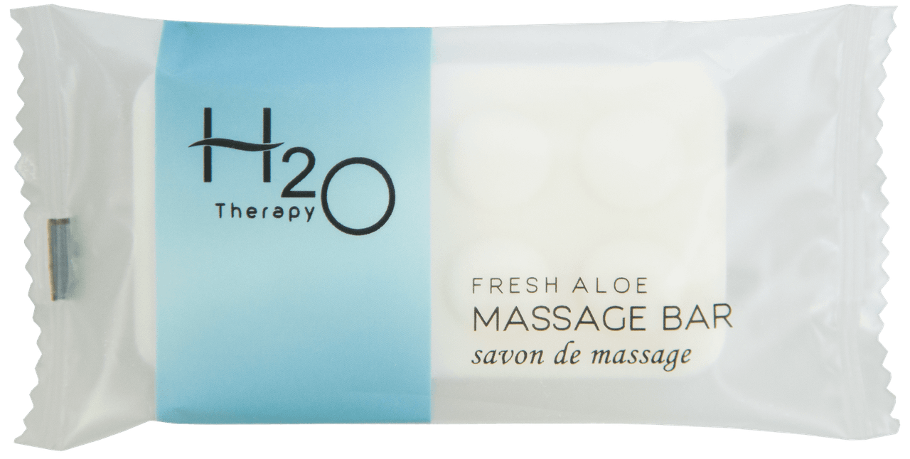H2O Therapy® Massage Bar 1 OZ White Tea & Lemongrass Paraben Free 400/Case