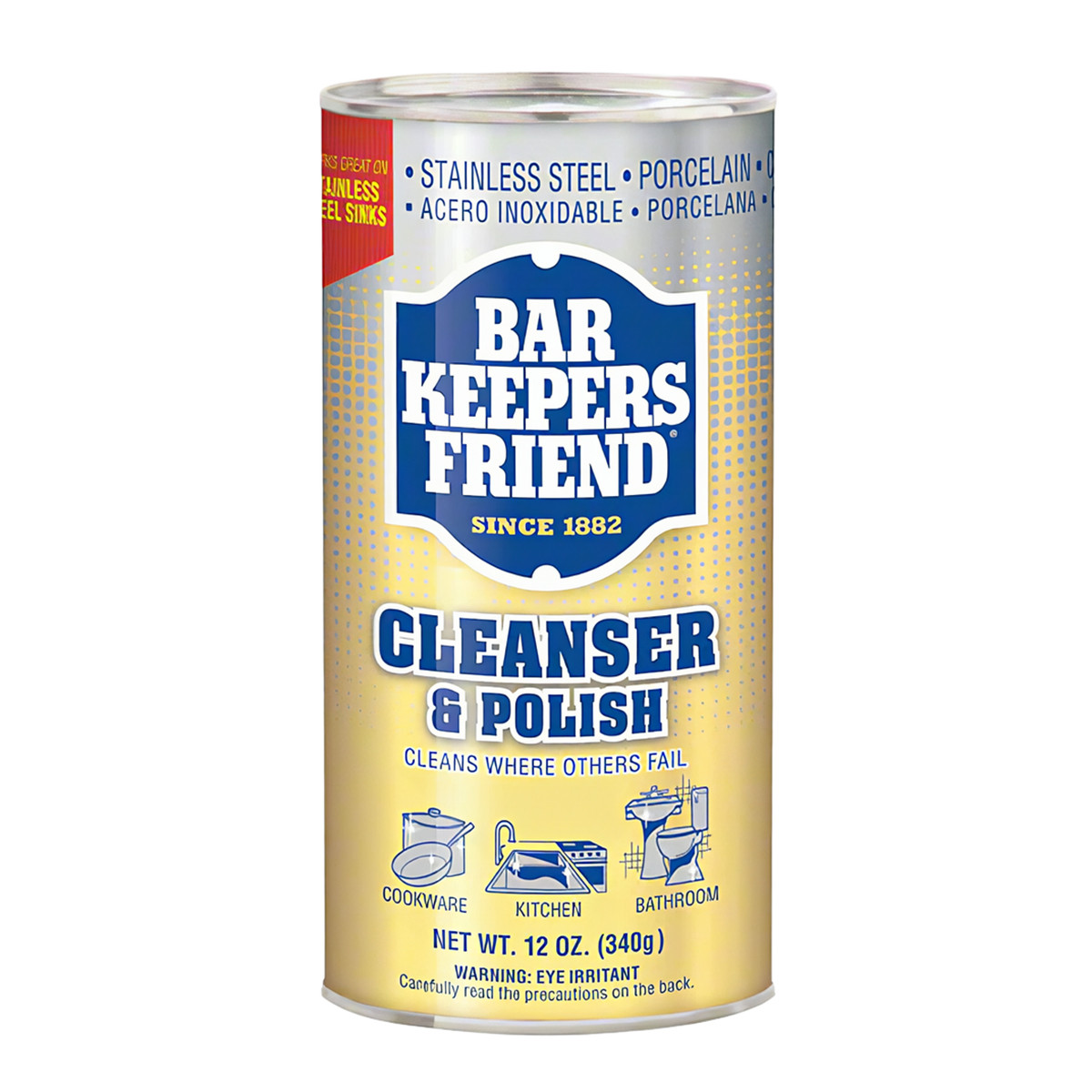 Bar Keepers Friend® All Purpose Cleaner Cleanser 12 OZ Powder 12/Case