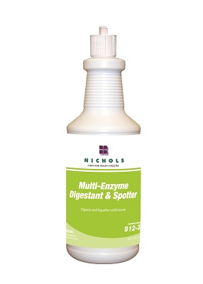 Digestant Deodorizer Carpet Spotter 1 QT Multi-Enzyme 12/Case