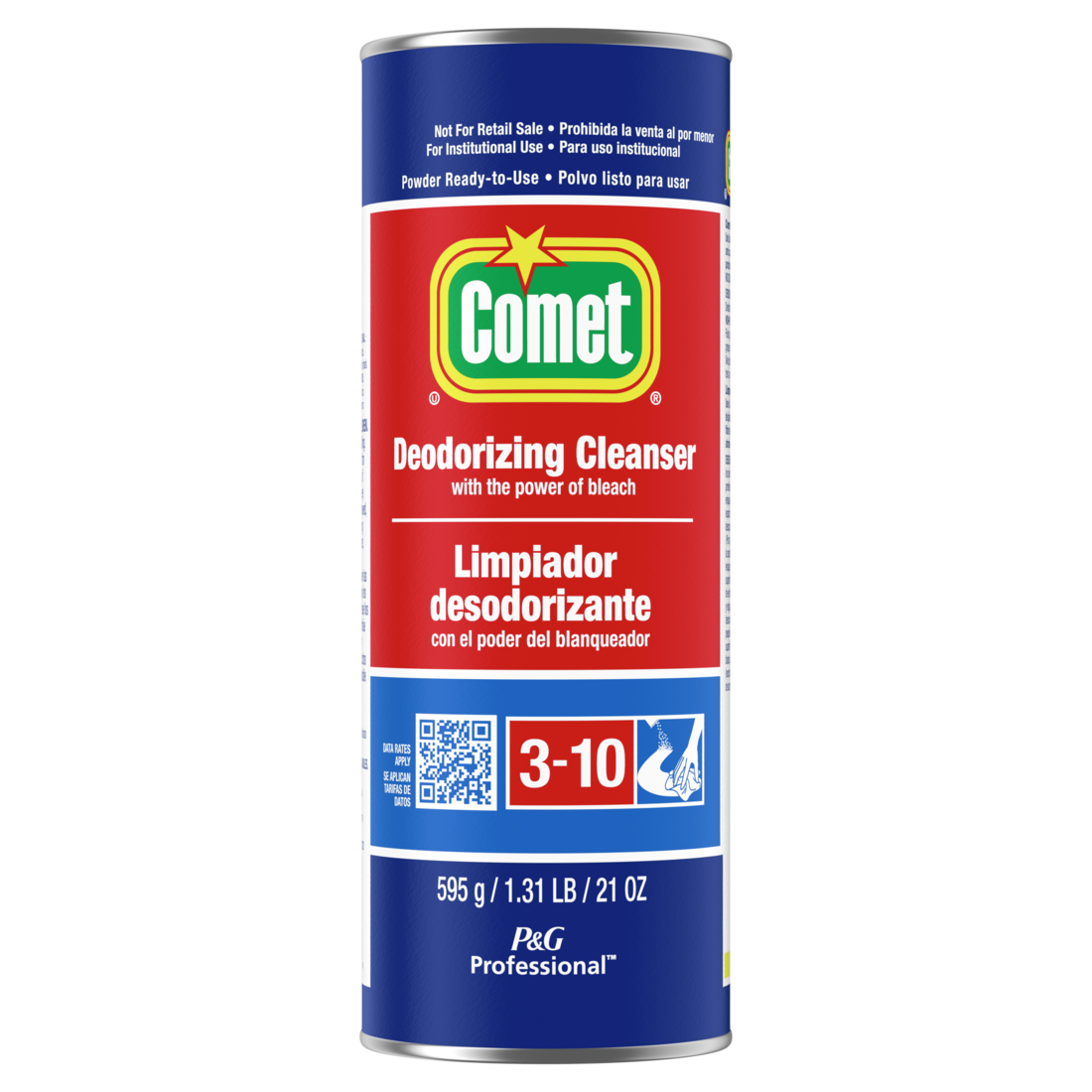 Comet Cleanser 21 FLOZ RTU Powder Bleach Abrasive 24/Case