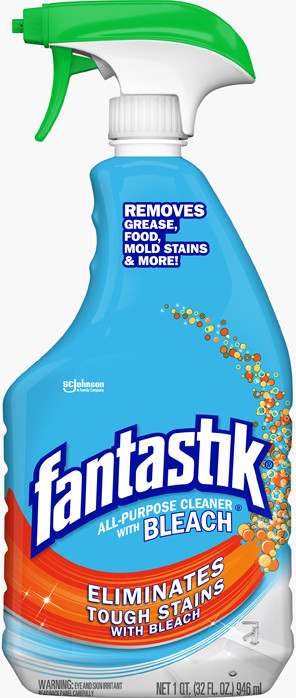 Fantastik® Fresh Scent All Purpose Cleaner 32 FLOZ Multi Surface Liquid Bleach 8/Case