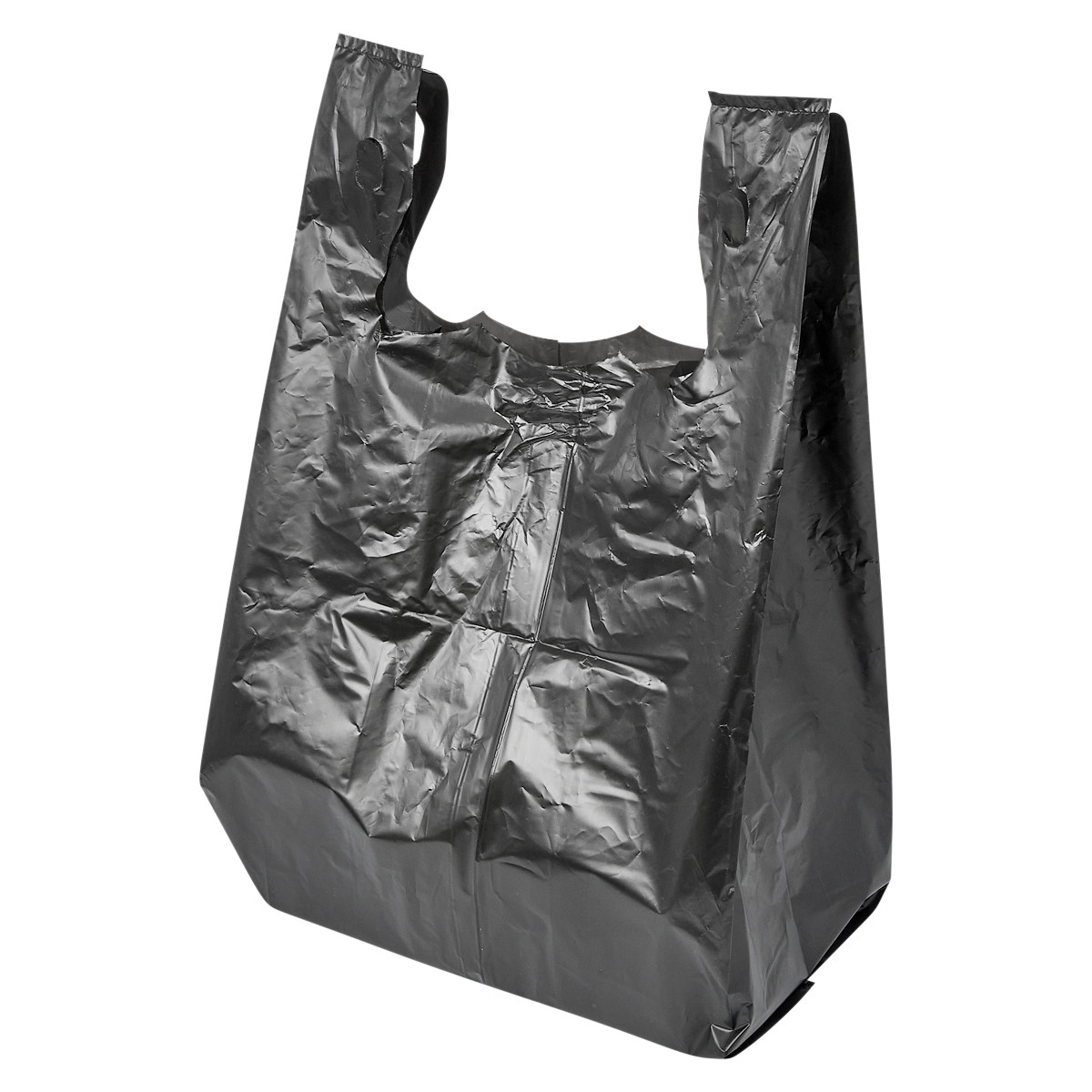 Victoria Bay Bag 1/6 Plastic 28MIC Black T-Sack 250/Case