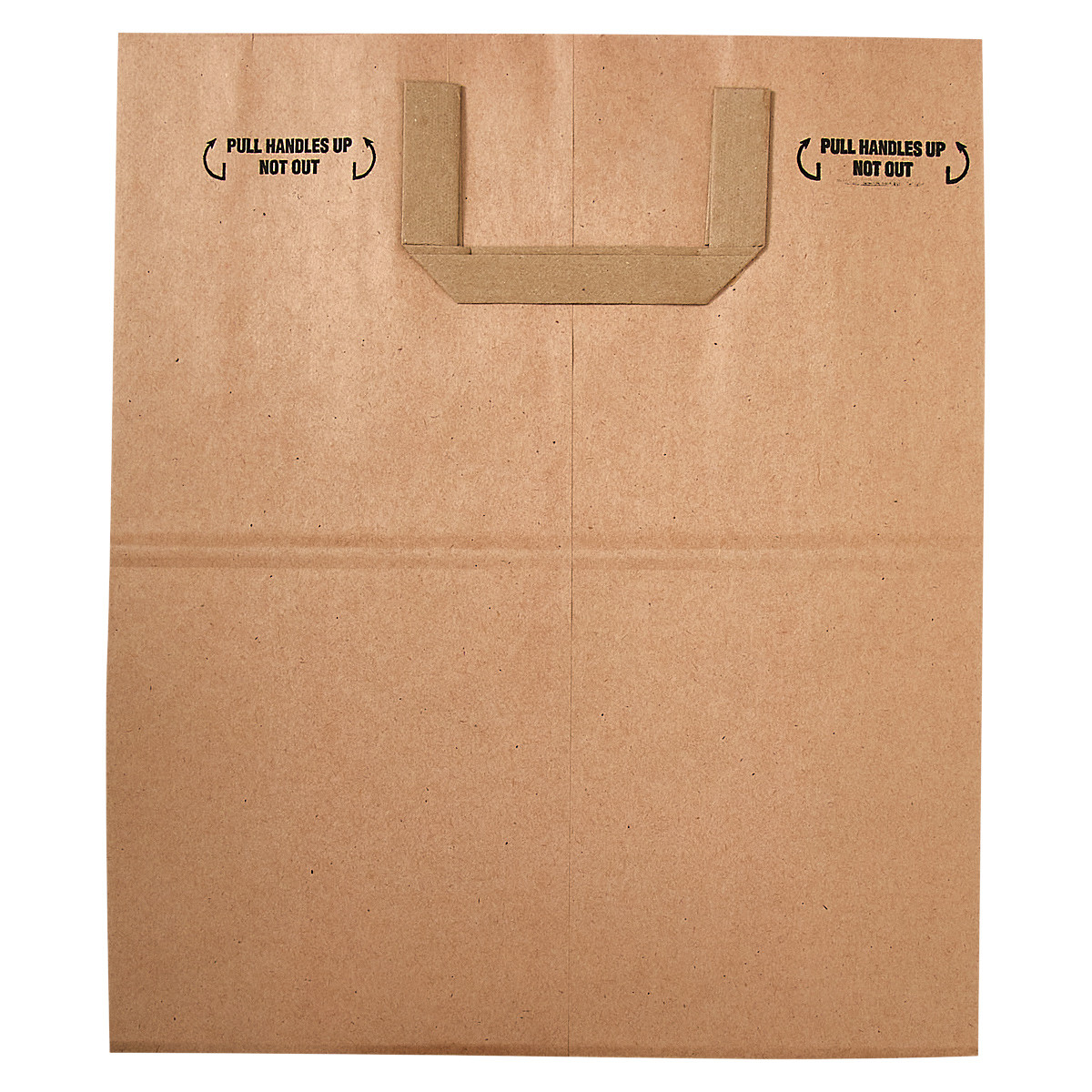 Duro® Bag 1/7 BBL 12X7X14 IN Paper Kraft Plain Flat Sack With Handle 300 Count/Case