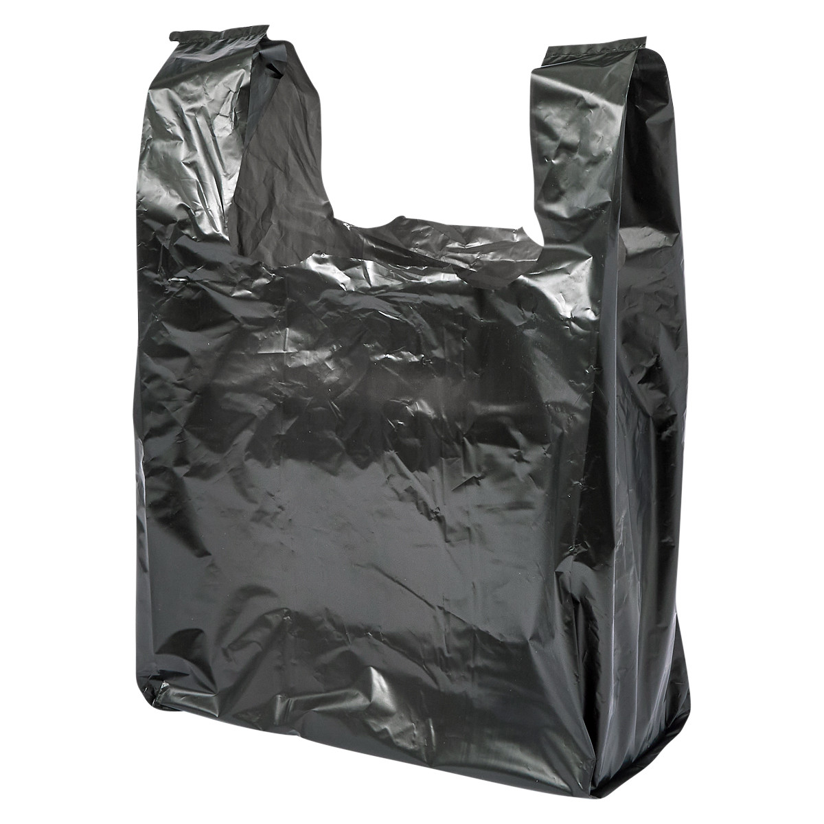 Victoria Bay Bag 1/8 Plastic Black T-Sack 460/Case