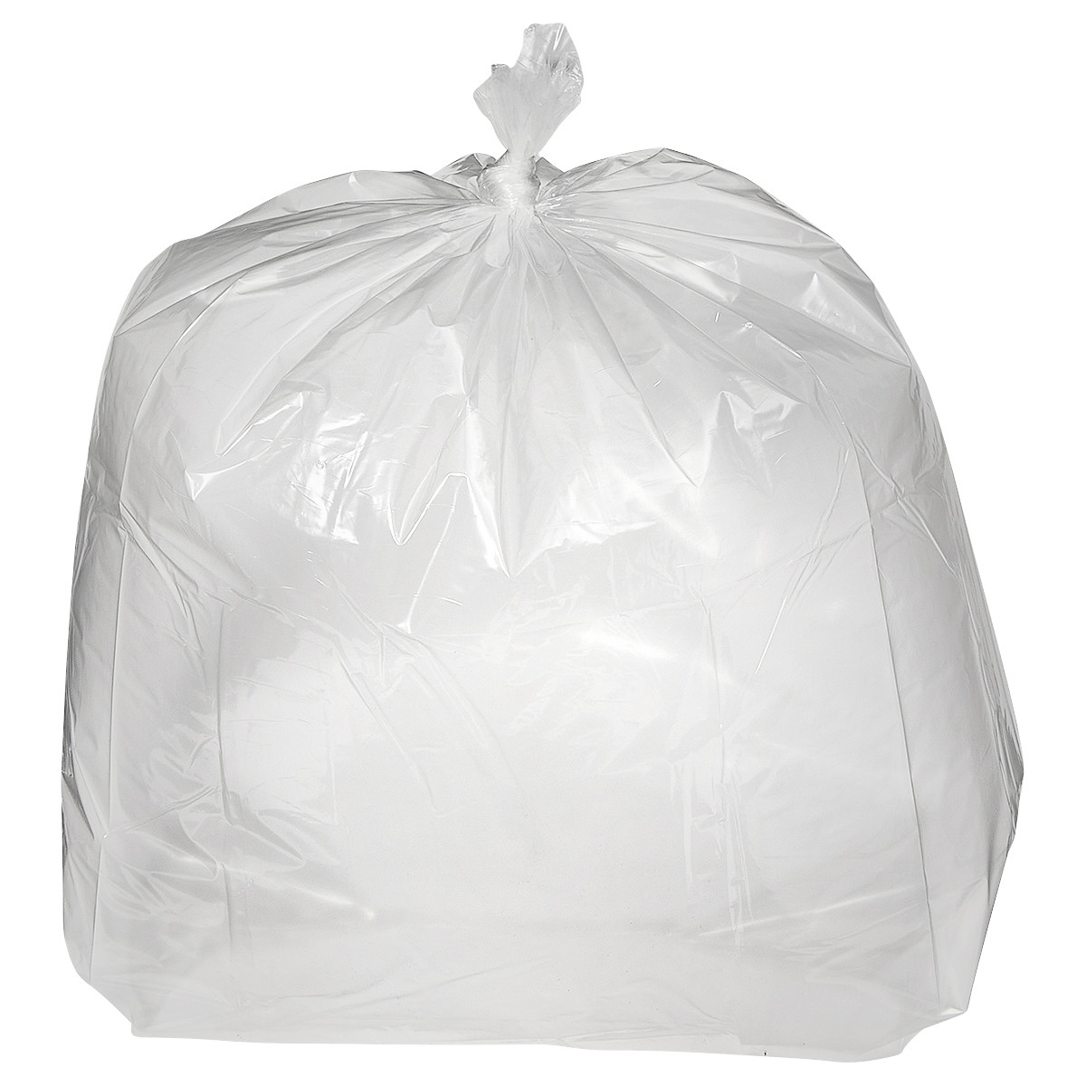 Victoria Bay Bag 12X8X24 IN Linear Low-Density Polyethylene (LLDPE) 1MIL Clear FDA Compliant Poly 1000/Case