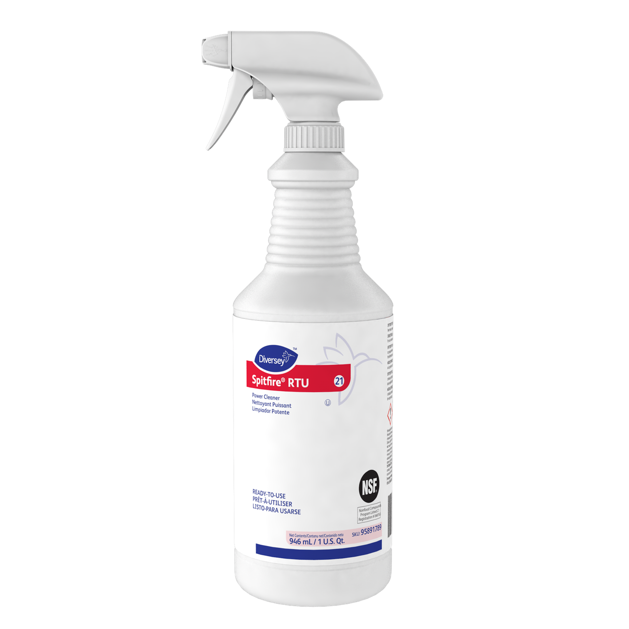 Spitfire® SC Fresh Scent All Purpose Cleaner 32 FLOZ Multi Surface Heavy Duty Liquid RTU Kosher Power 12/Case