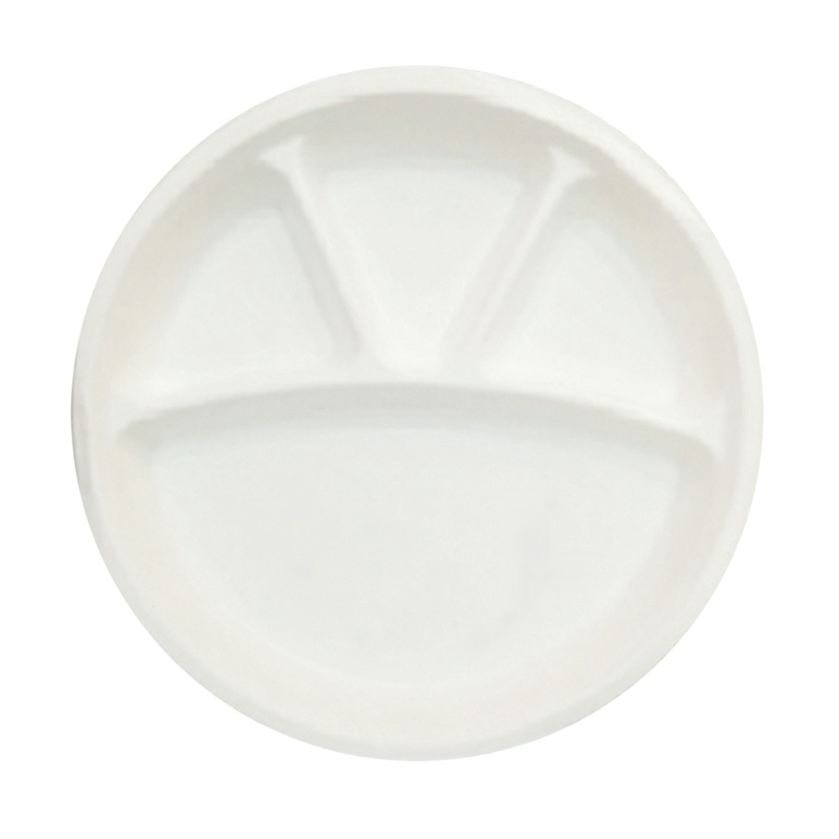 Plate 11 IN 4 Compartment Sugarcane 500/Case