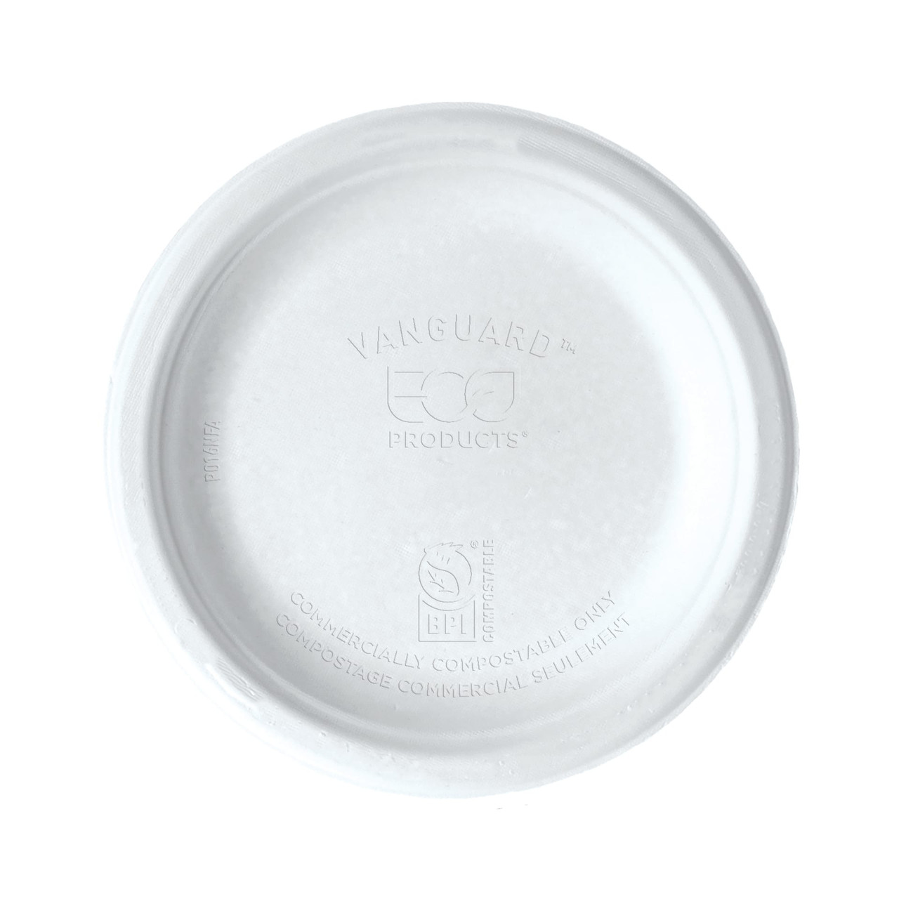 Plate 6 IN Sugarcane Microwave Safe 1000/Case