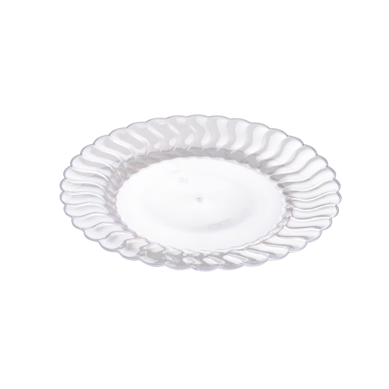 Plate 6 IN Plastic Clear Round 180/Case