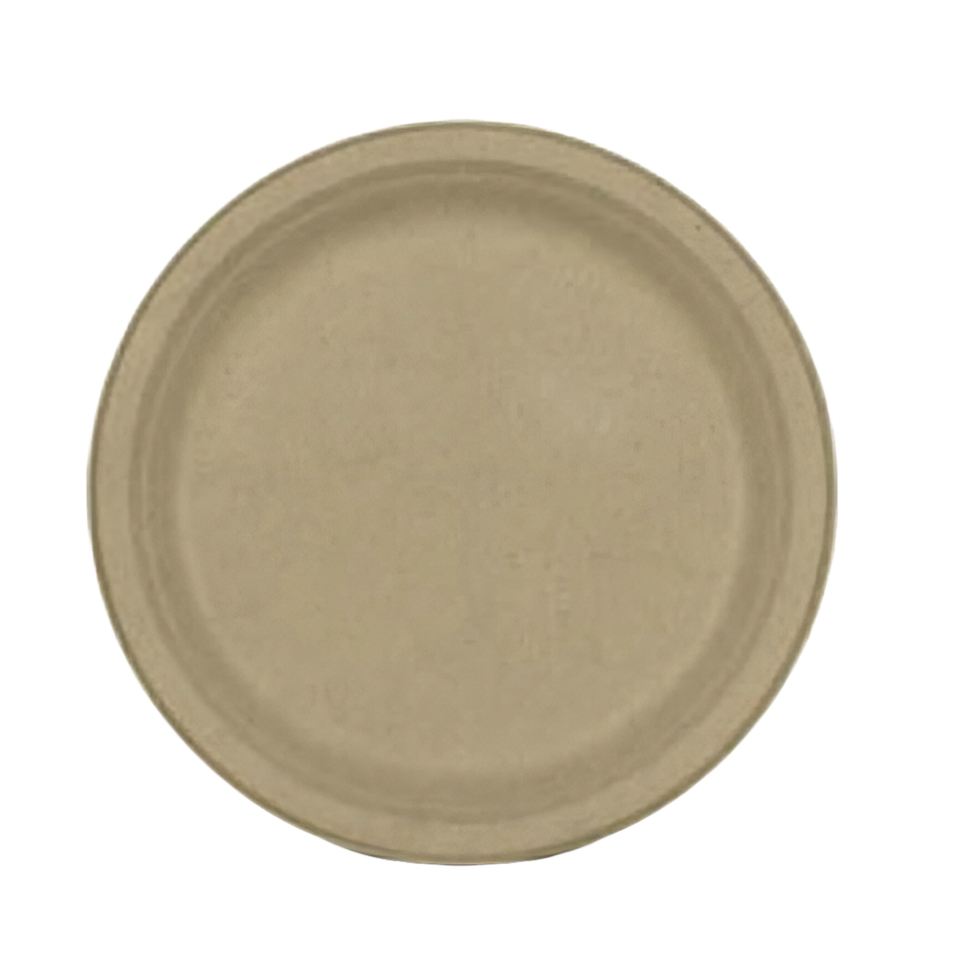Plate 6 IN Pulp Fiber Kraft Round 1000/Case
