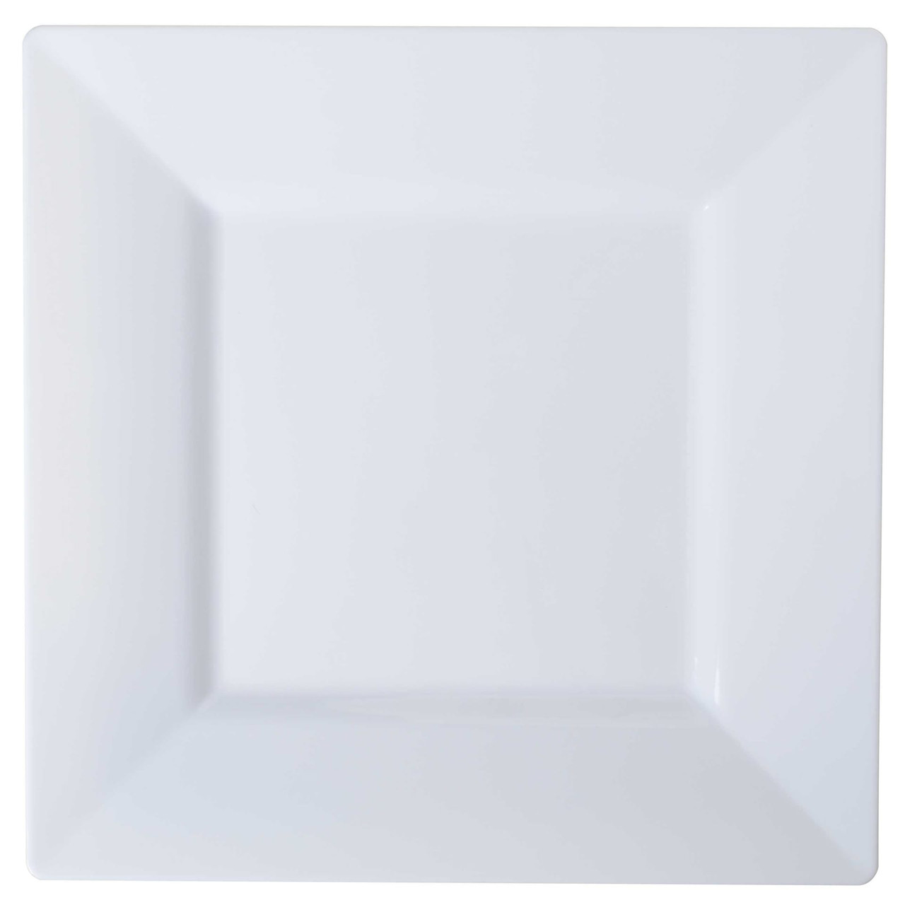 Plate 6.5X6.5 IN PS White Square 120/Case