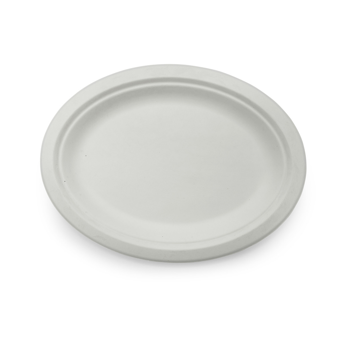 Victoria Bay Plate 7X10 IN Pulp Fiber White Oval 500/Case