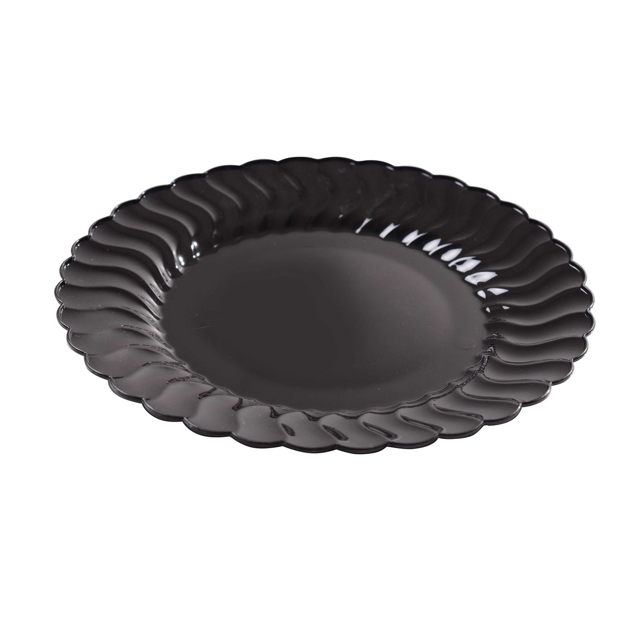 Plate 9 IN Plastic Black 180/Case