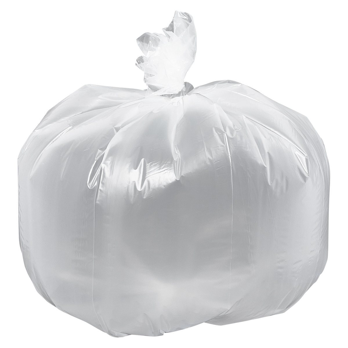 Victoria Bay Can Liner 40X46 IN 40-45 GAL Clear LLDPE 1.9MIL Roll 20 Count/Roll 5 Rolls/Case 100 Count/Case