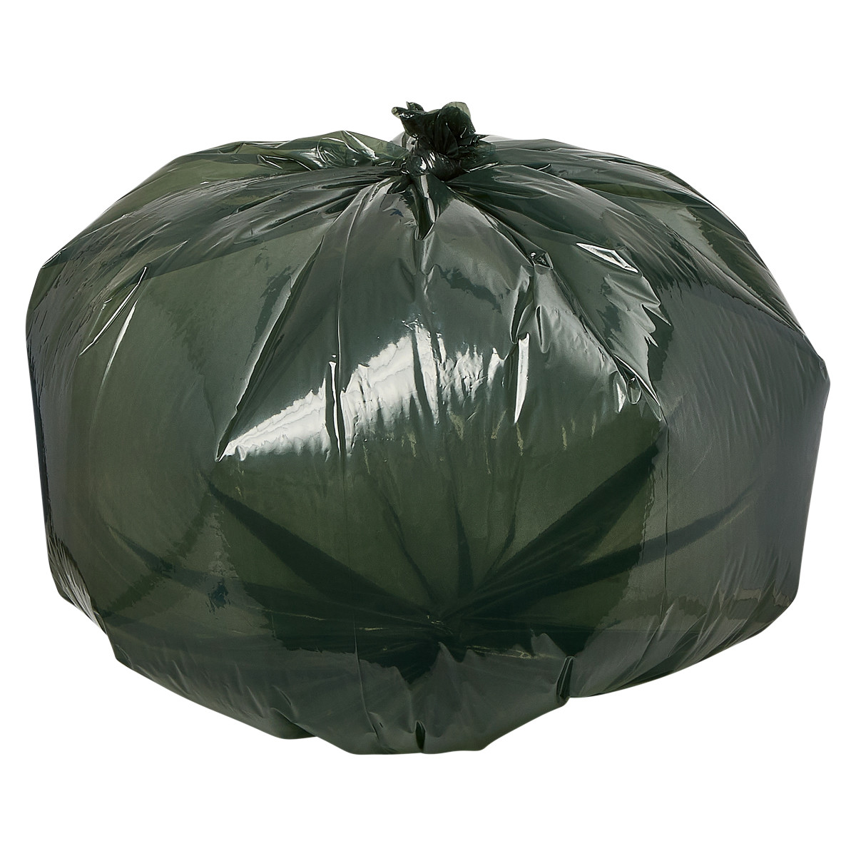 Victoria Bay Can Liner 40X46 IN 40-50 GAL Green 1.5MIL 10 Count/Roll 10 Rolls/Case