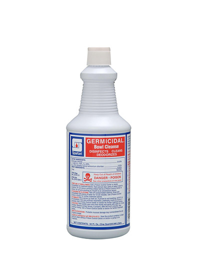 Germicidal Toilet Bowl Cleaner 1 QT Acidic RTU Hydrochloric Acid 12/Case