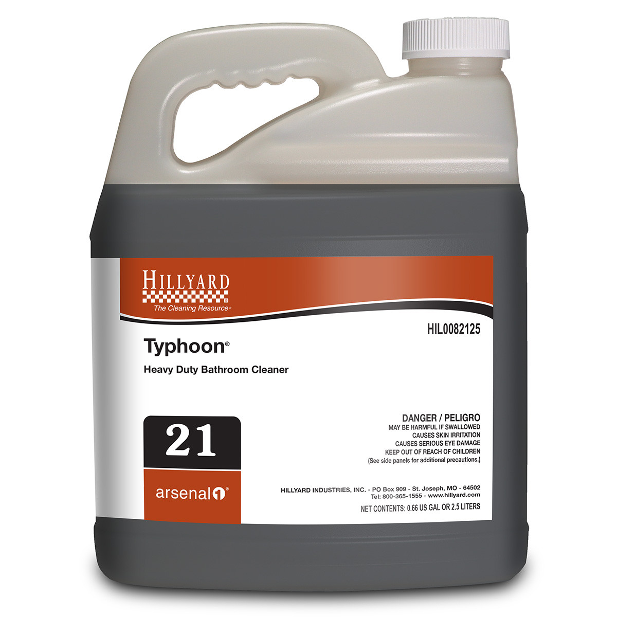 Arsenal® One Typhoon Mint Restroom Cleaner 2.5 L Liquid 4/Case