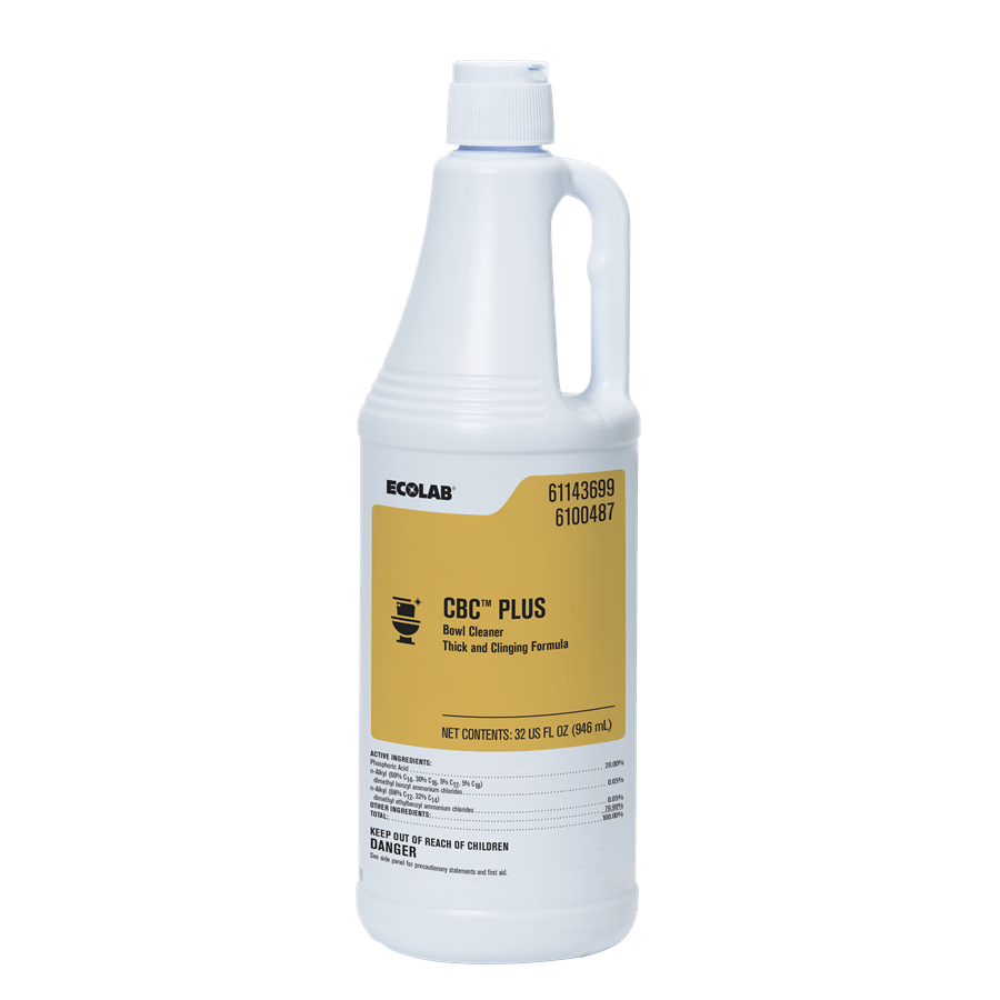 CBC Plus Mint Toilet Bowl Cleaner 32 FLOZ Acidic RTU 12/Case