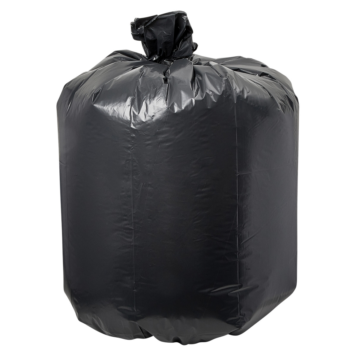 Victoria Bay Can Liner 38X58 IN 60 GAL Black 2MIL Flat Pack 100/Case