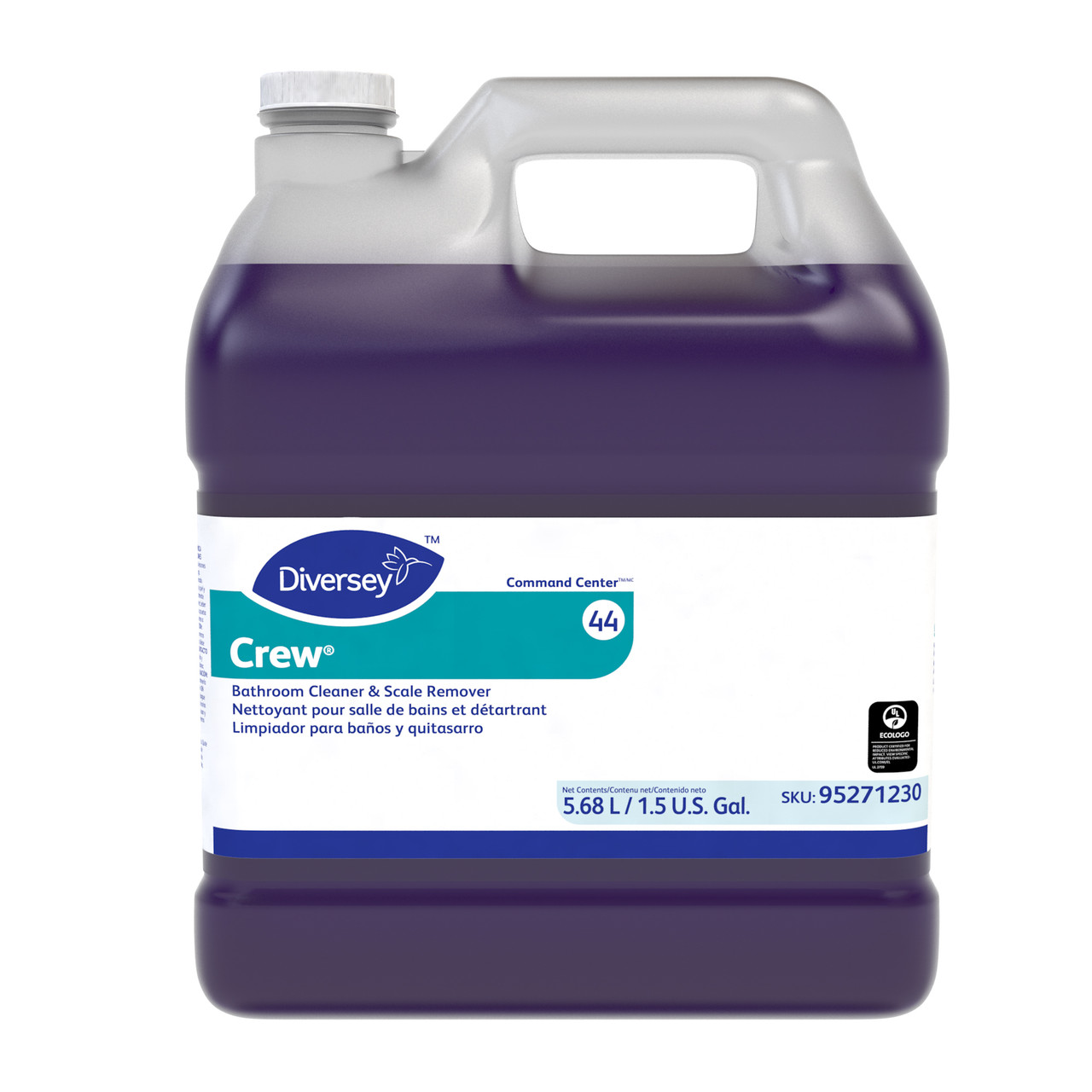 Crew® Restroom Cleaner Delimer & Descaler 1.5 GAL Multi Surface Non-Caustic Liquid Concentrate 2/Case