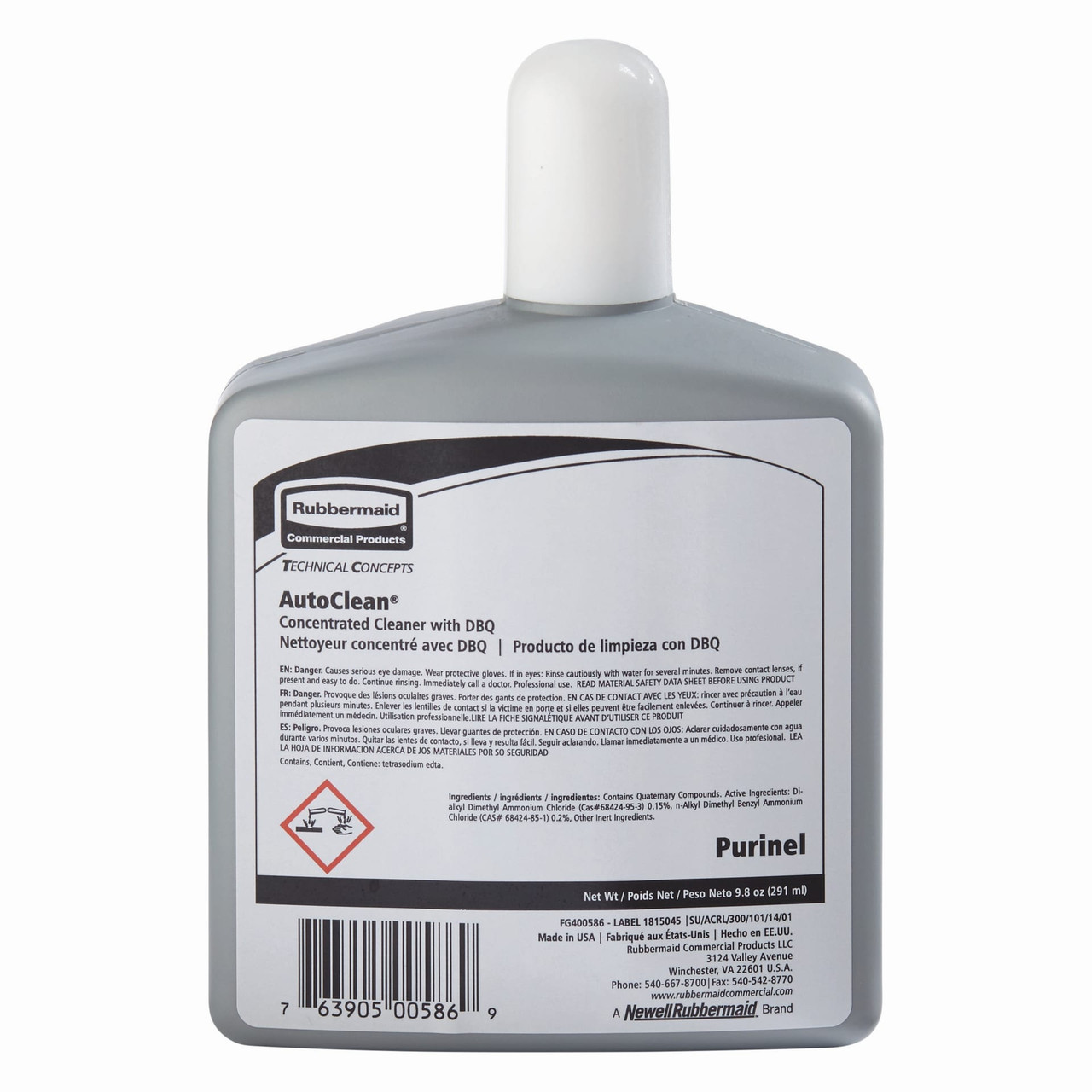 Purinel® Drain Maintainer Toilet Bowl Cleaner 11 FLOZ Multi Surface Concentrate 6/Case