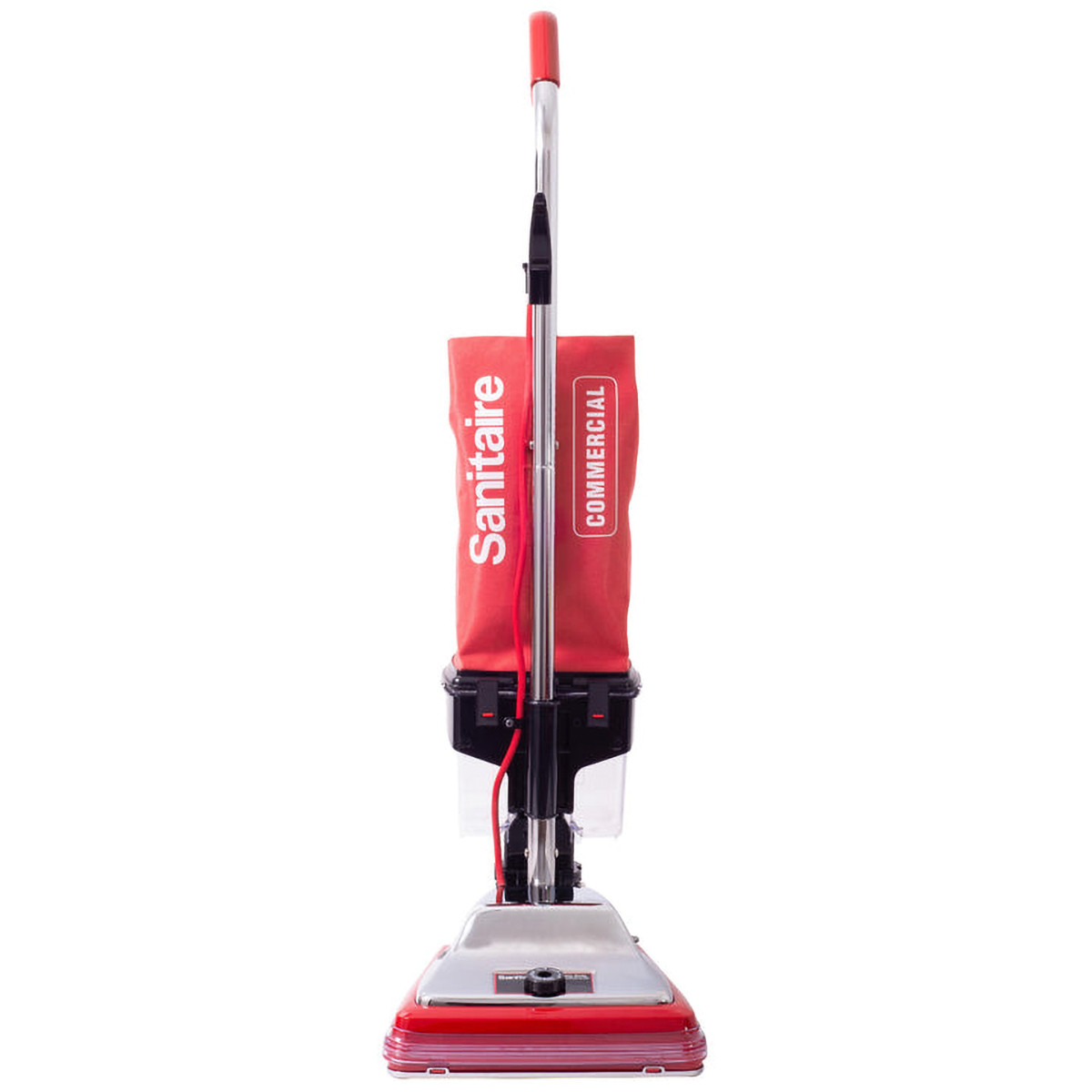 Sanitaire® TRADITION® Upright Vacuum Dirt Cup 14.5X26.75X9.75 IN 1.9 QT 12IN Black Red Gray 7 amp With 50FT Cord 1/Each