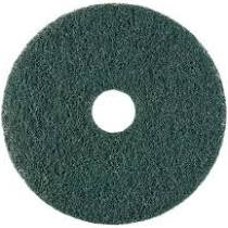 Floor Pad 20 IN Emerald Synthetic Fiber High Performance 5/Case