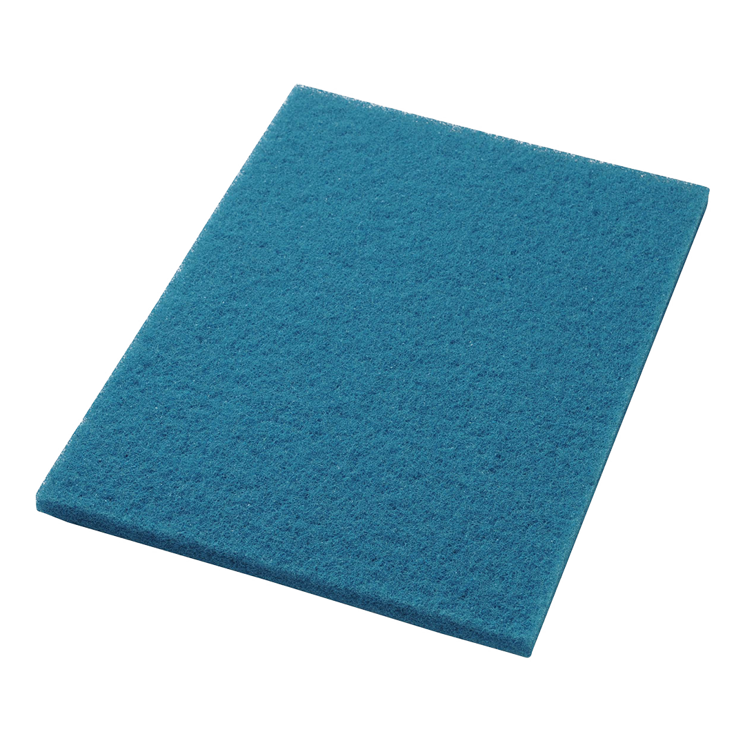 Cleaning Pad 14X20 IN Blue Polyester Fiber 5/Case