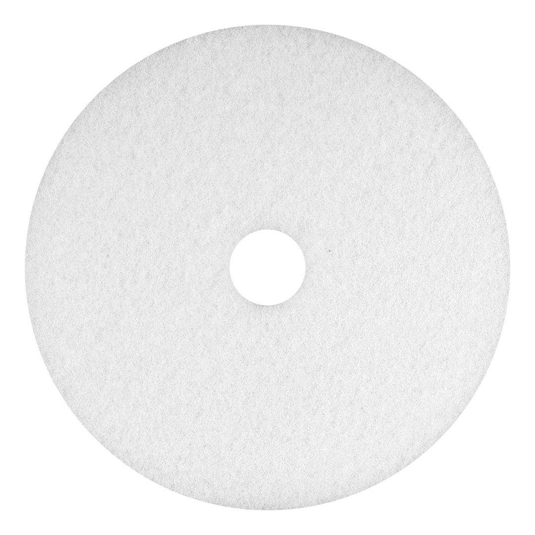 Super Polishing Pad 27 IN White Polyester Fiber 5/Case