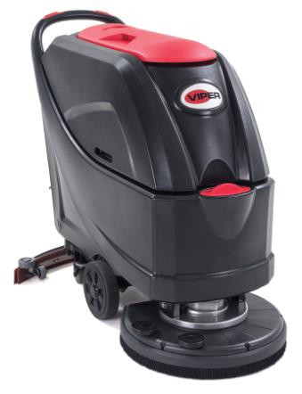 Viper VIPER Autoscrubber Pad 51.6X21.7X39.4 IN Black Red With Squeegee 1/Each