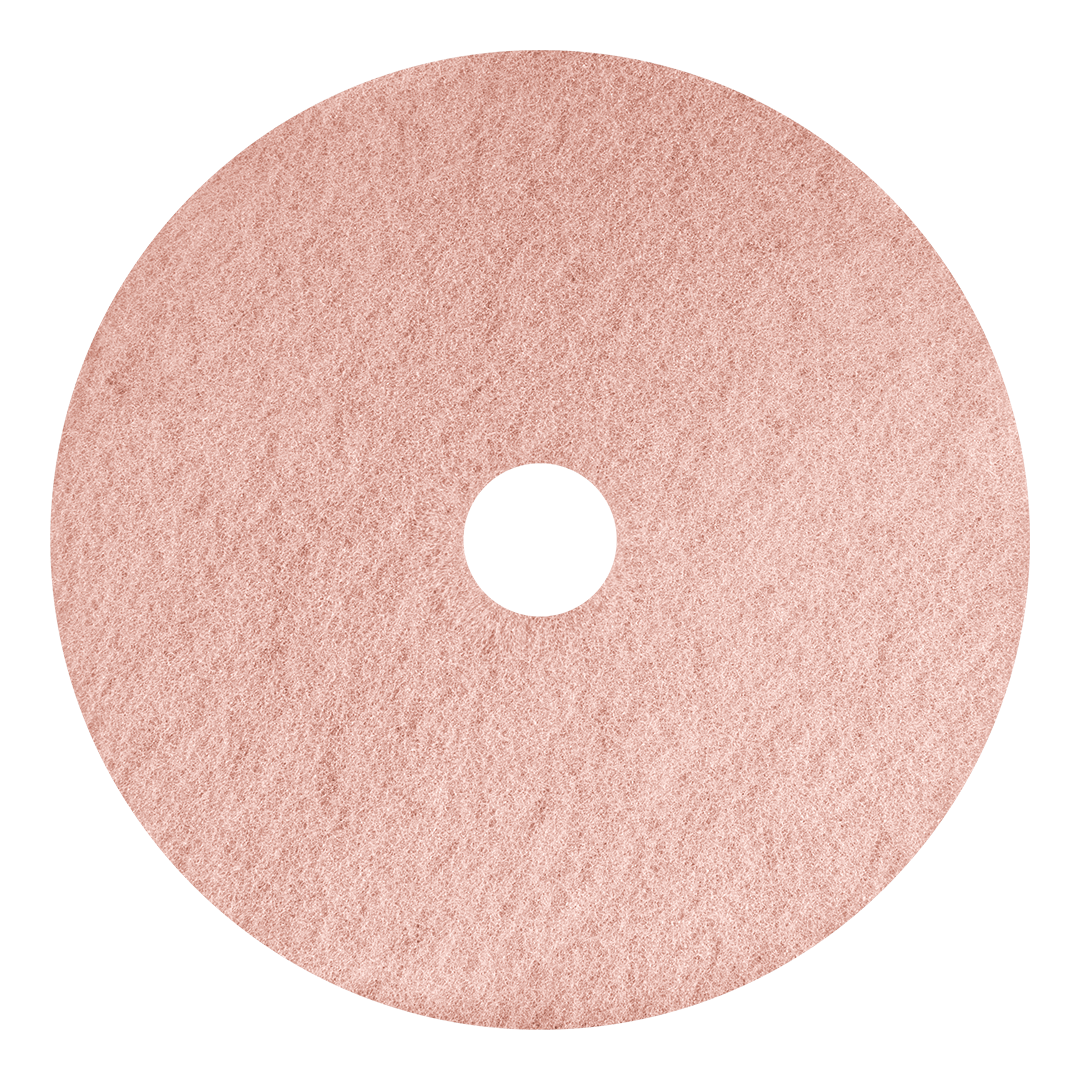 Full Cycle® Scrubbing Pad 20 IN Pink Polyester Fiber 5/Case