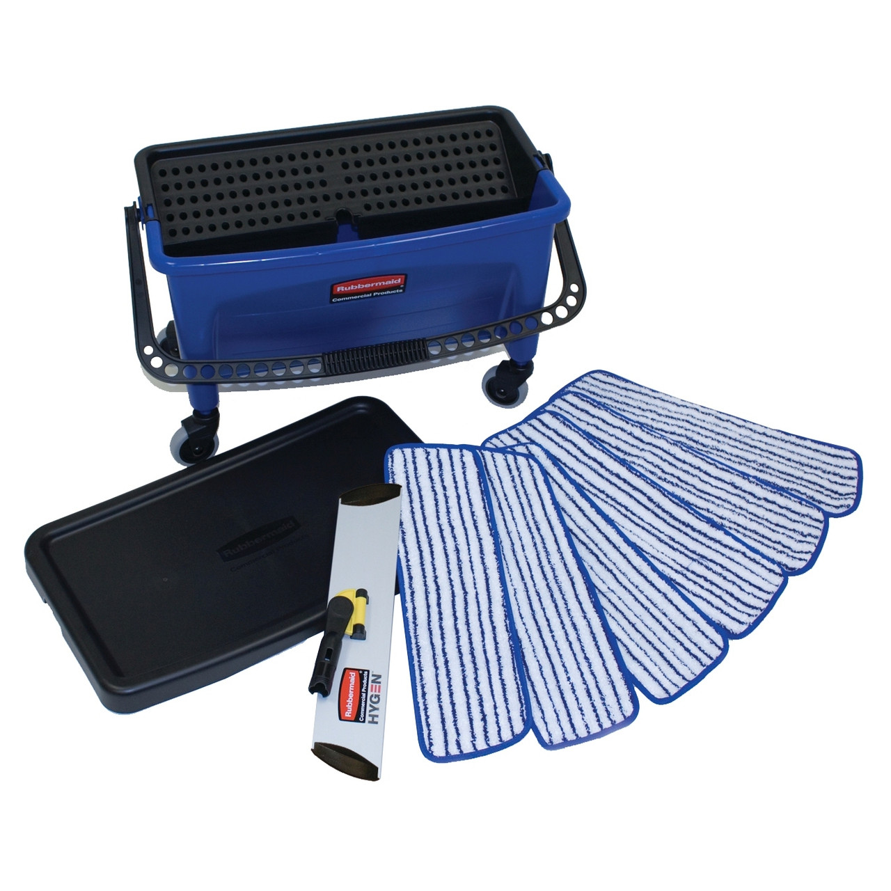 Finish Kit 18X5X0.5 IN Blue White Microfiber 1/Case