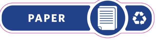 Metal Direct Thermal Label Blue White Vinyl Adhesive 1 Mil Gloss Laminate Top Coat Split Label Backing 1/Each