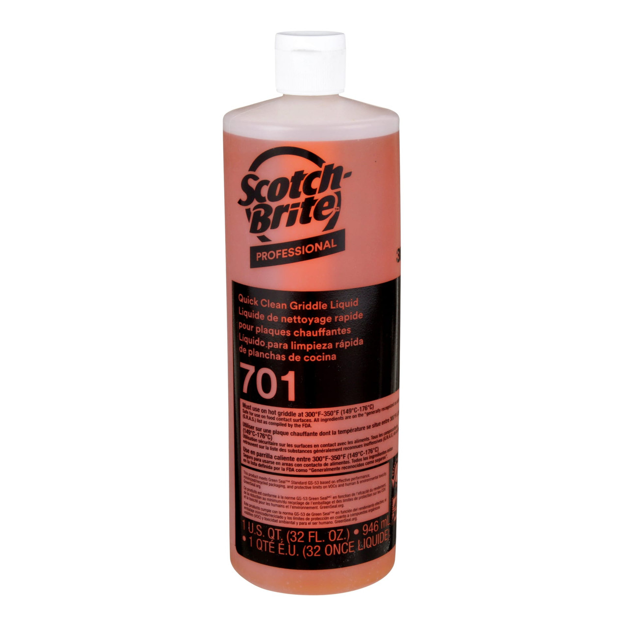 Scotch-Brite™ Quick Clean 701 Griddle Cleaner 32 FLOZ Liquid 4/Case