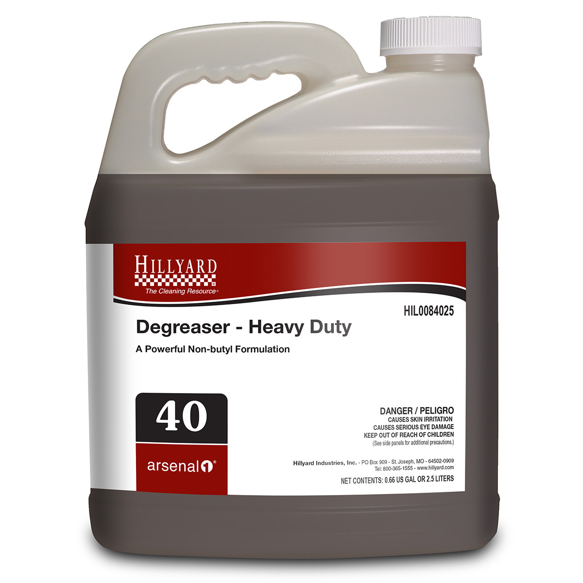 Arsenal® One Degreaser 2.5 L Heavy Duty Industrial Liquid 4/Case