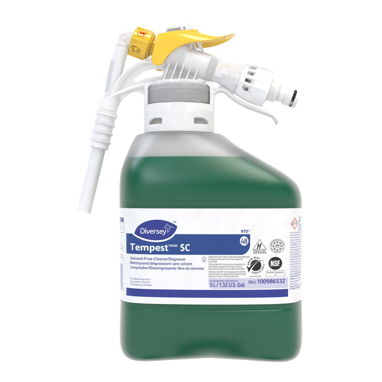 Tempest SC Degreaser 5 L Multi Surface Alkaline Liquid RTD Kosher 1/Each