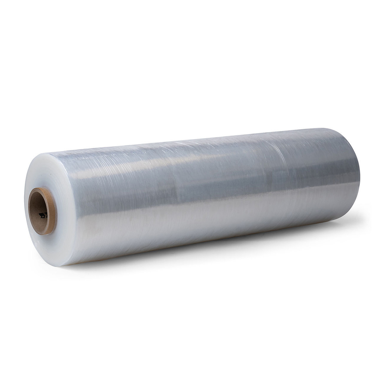 Hand Stretch Film 18IN X1500FT Clear LLDPE 80GA 0.8MIL 20.32MIC 4 Rolls/Case 144 Count/Skid