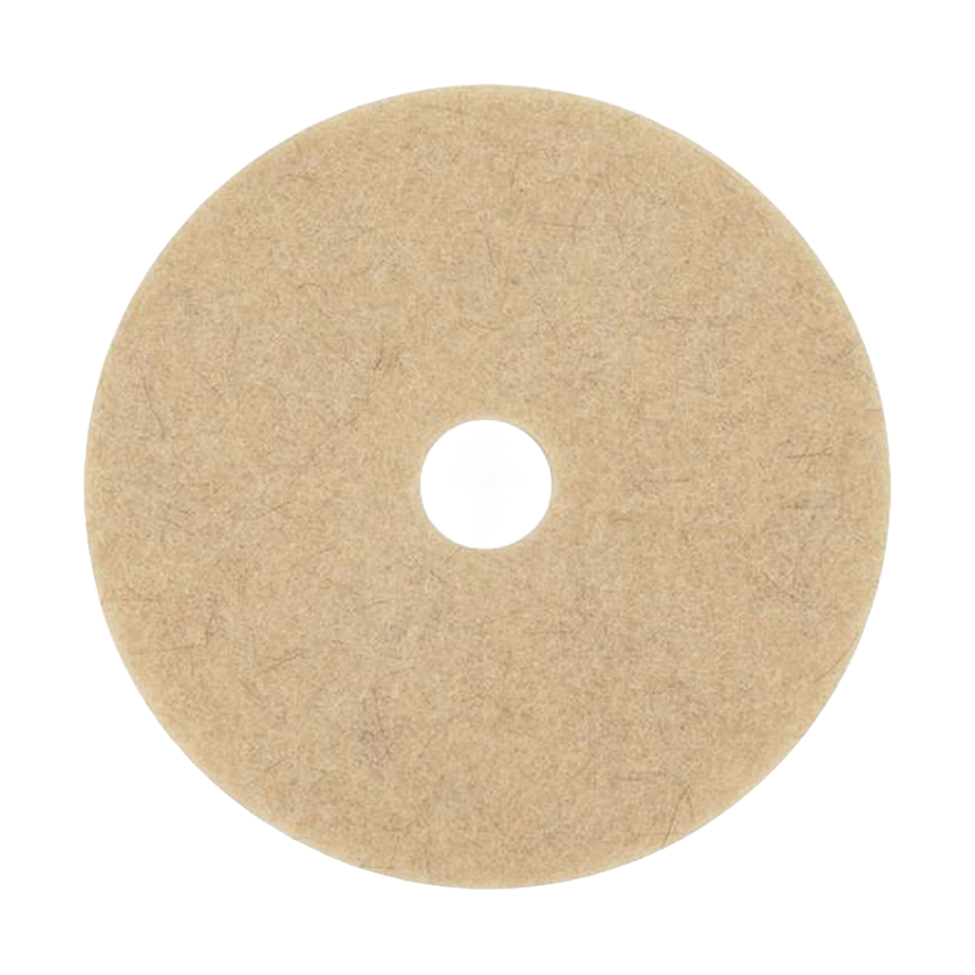 Victoria Bay Burnishing Pad 27 IN Beige Natural Fiber 5/Case