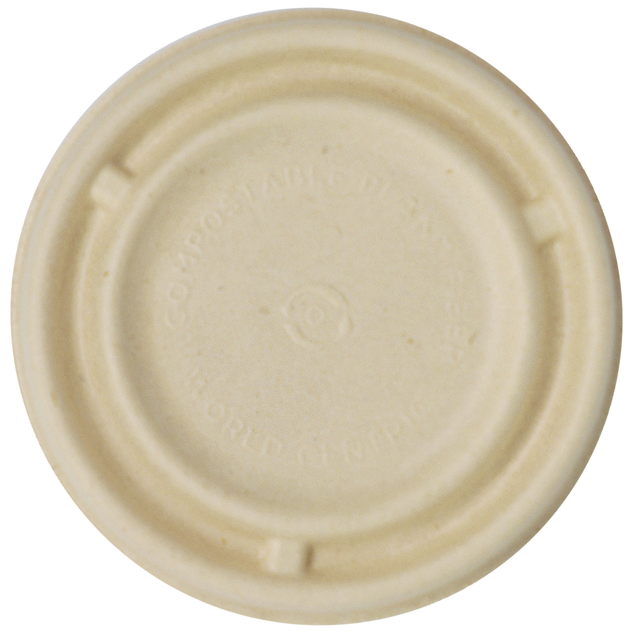 Lid Pulp Fiber For 4 OZ Souffle & Portion Cup 1000/Case