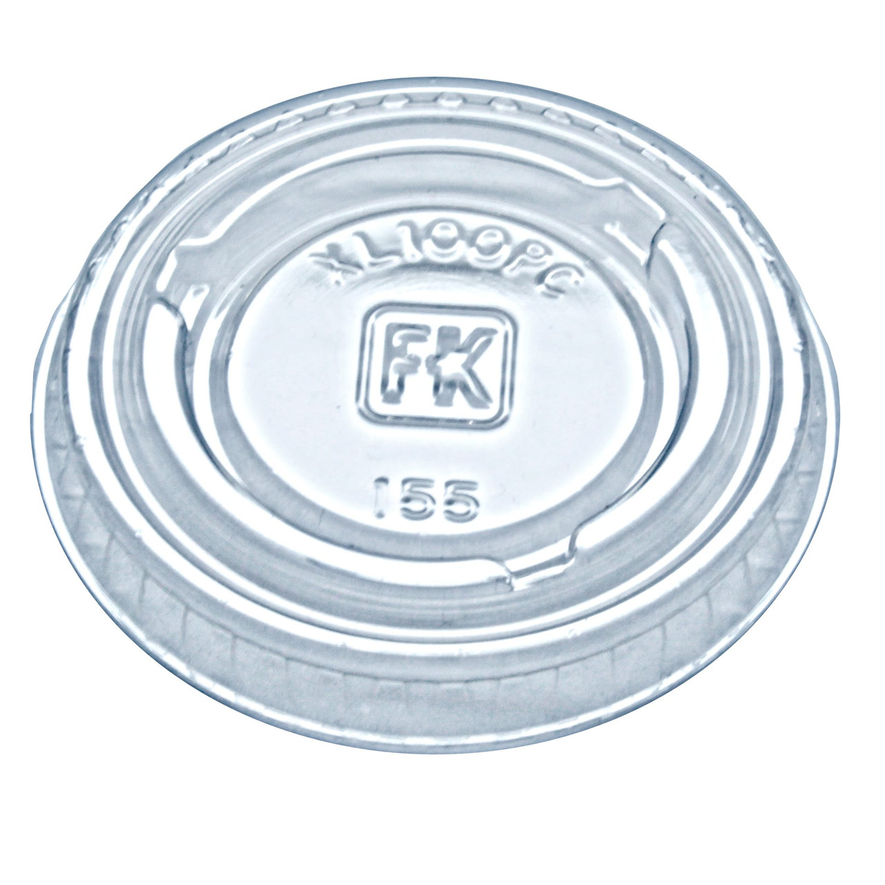 Lid 1.9X0.2 IN PET Clear For Souffle & Portion Cup 2500/Case