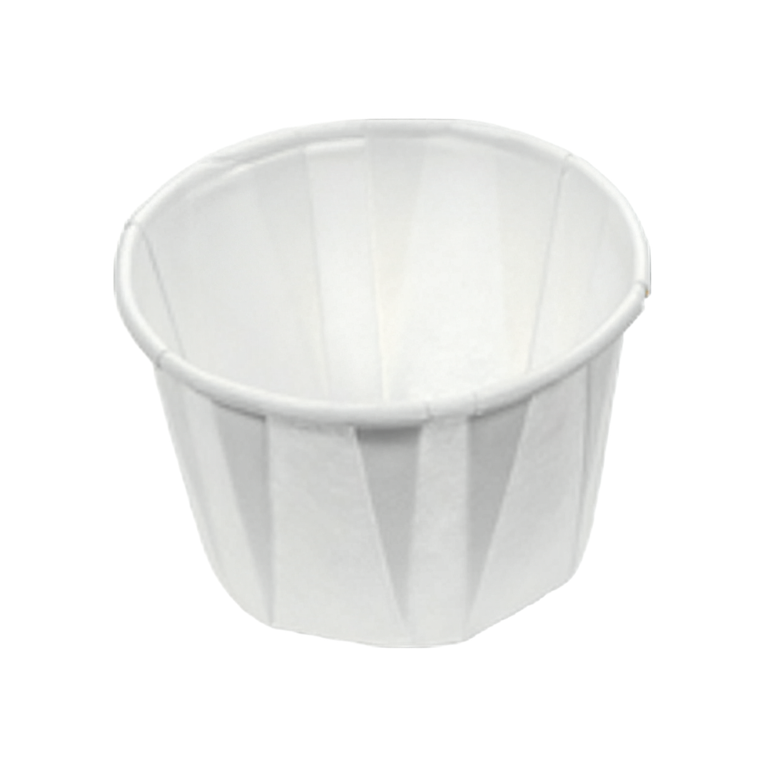 Souffle & Portion Cup 1.25 OZ Paper White 5000/Case