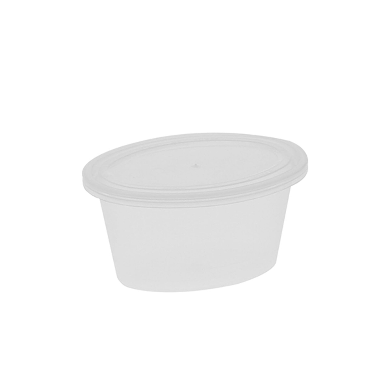 Souffle & Portion Cup Lid Combo 2 OZ PP Clear 1000/Case