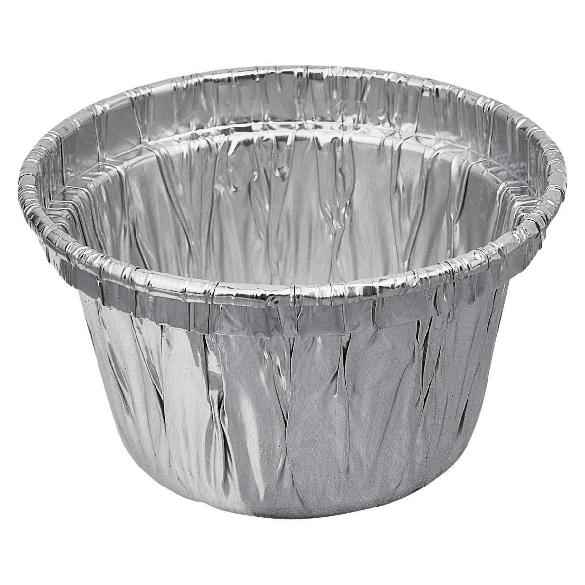 Victoria Bay Sauce Souffle & Portion Cup 2 OZ Aluminum Silver Round 80 Count/Pack 25 Packs/Case 2000 Count/Case