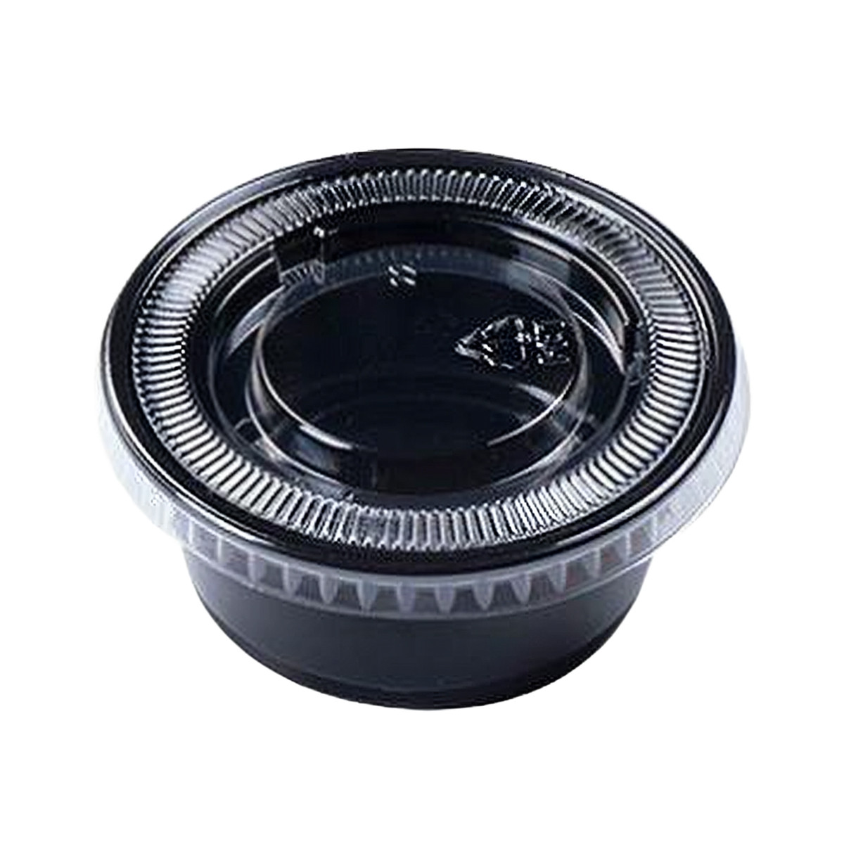 Victoria Bay Souffle & Portion Cup 3.25 OZ PP Black Round 2500/Case