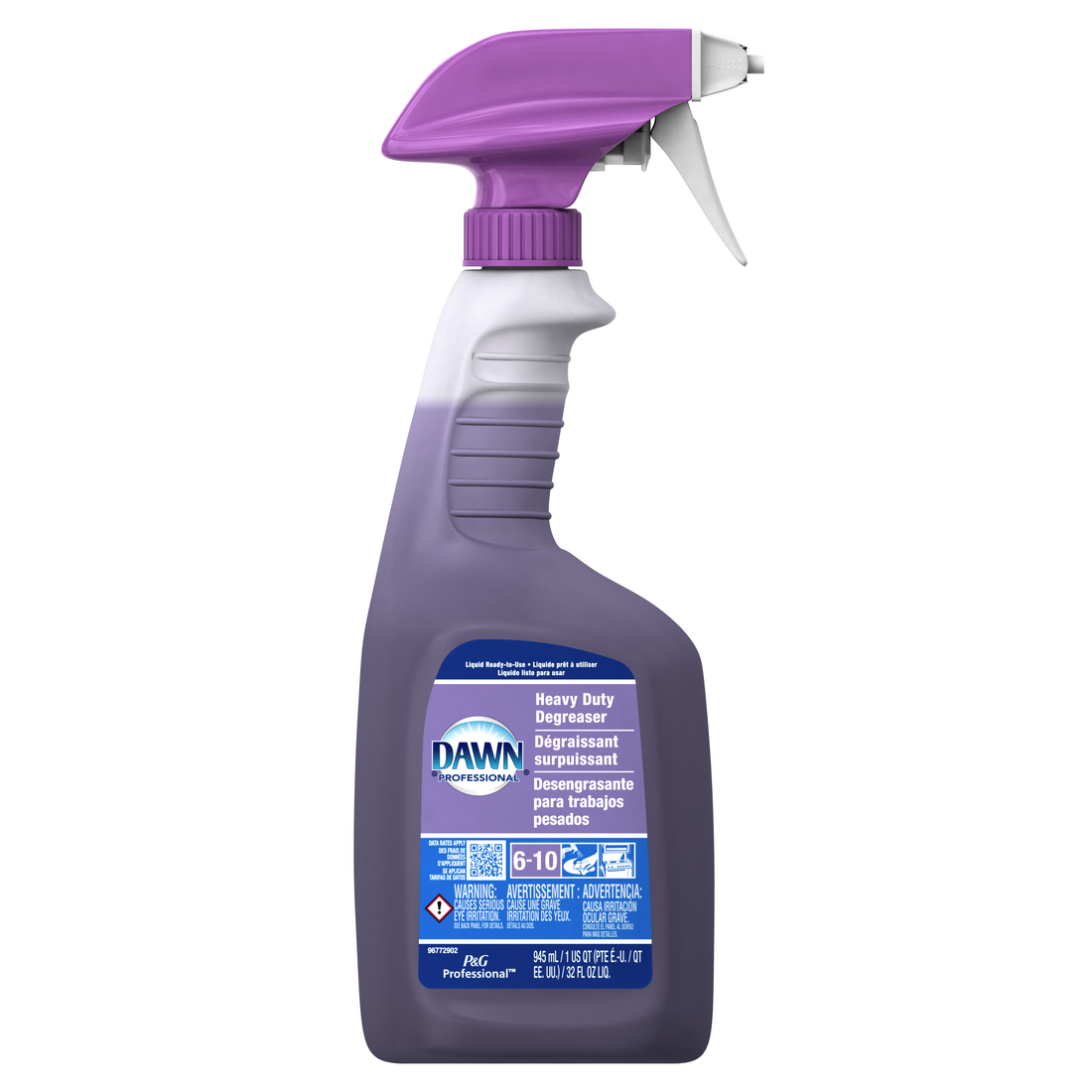 Dawn® Pine Degreaser 32 FLOZ Multi Surface Heavy Duty Non-Caustic Concentrate RTU 6/Case