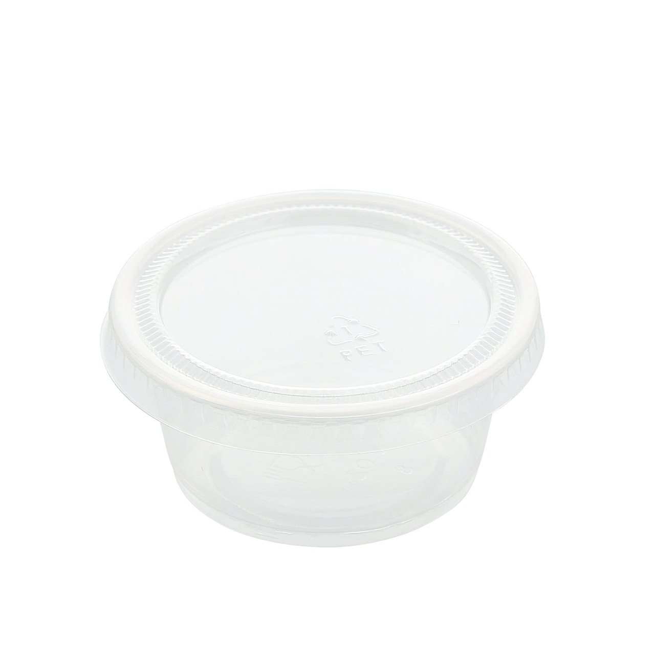 Souffle & Portion Cup 2 OZ PP Clear 2500 Count/Pack 1 Packs/Case 2500 Count/Case