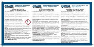 Orange Tough 40 Degreaser Product Label Paper 1/Each