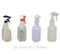 Glass Cleaner Spray Bottle & Trigger Sprayer 33.8 FLOZ Plastic Clear White 4/Pack