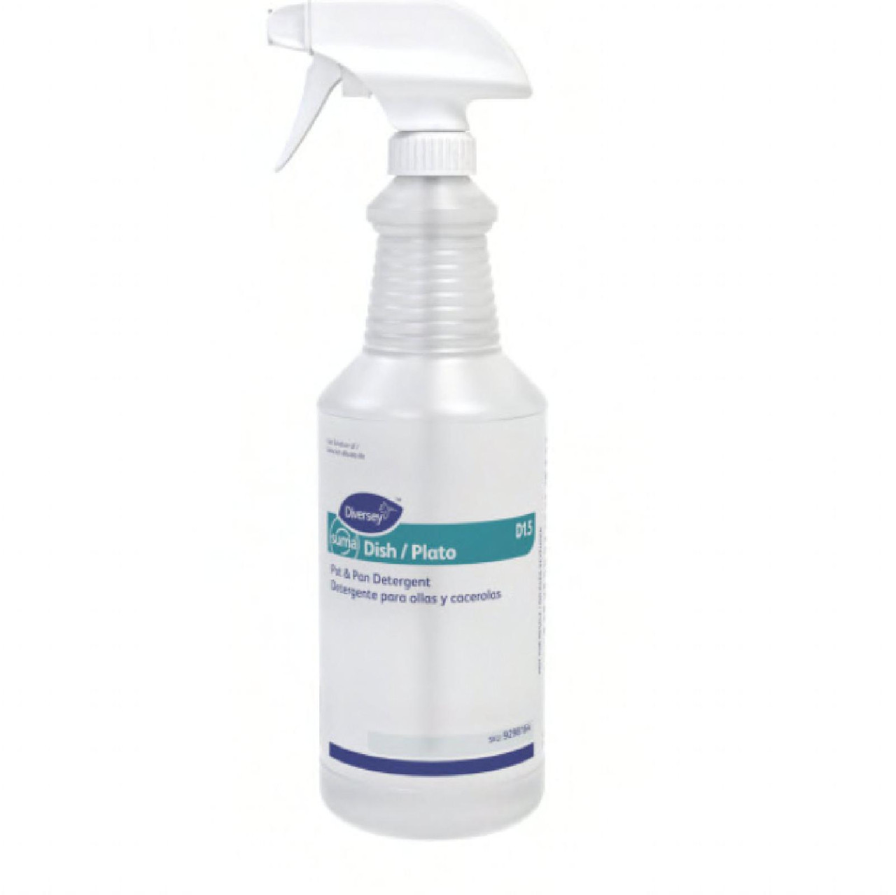 Suma® Spray Bottle 32 OZ Dish Detergent Empty 12/Case
