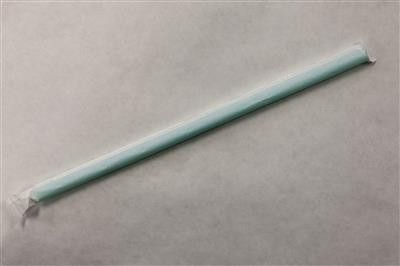 Giant Straw 9 IN Aqua Wrapped 2500/Case
